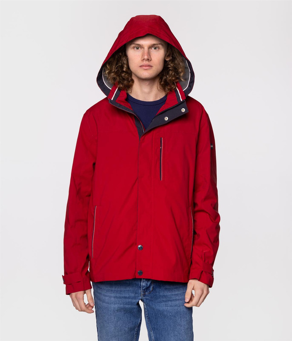 Kurtka przejściowa z kapturem DARREN 6058 RED
