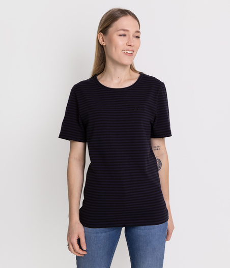 T-shirt w poziome paski SIA 9505 BLACK STRIPES