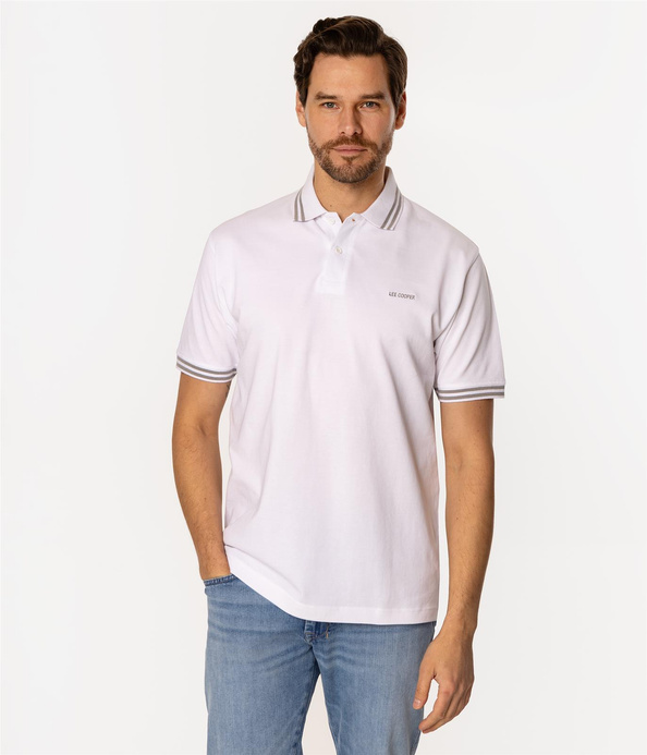 Koszulka polo męska TYAN 5029 WHITE