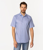 Koszula męska slim z krótkim rękawem WINDSOR2 ML65 BLUE