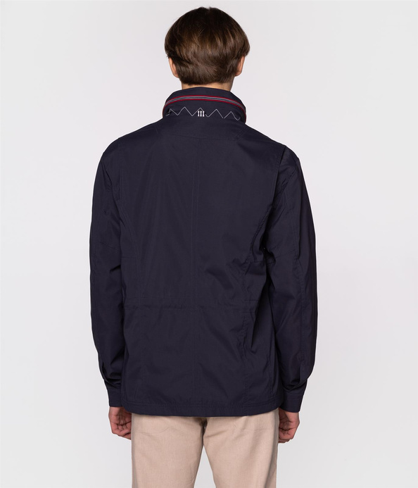 Kurtka przejściowa z chowanym kapturem DEREK 8045 NAVY