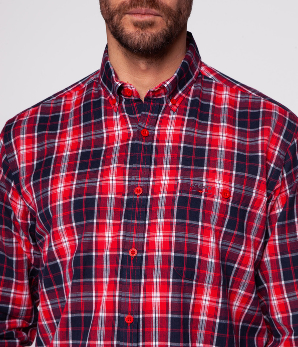 Koszula męska comfort NEW TENBY KL03 RED