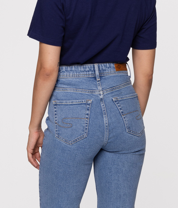 Jeansy damskie straight PARIS + 2417 STONE