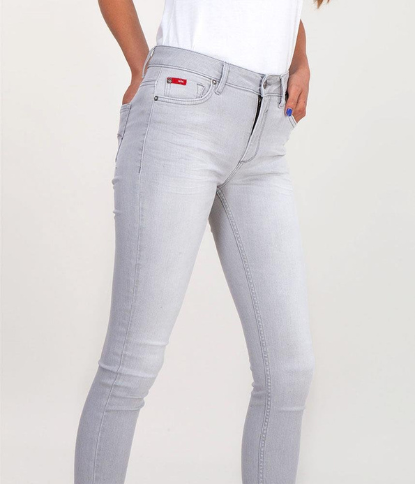 Jeansy damskie Skinny SCARLET 2096 LIGHT GREY