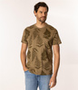 T-shirt męski z nadrukiem FERN 3170 COVERT GREEN