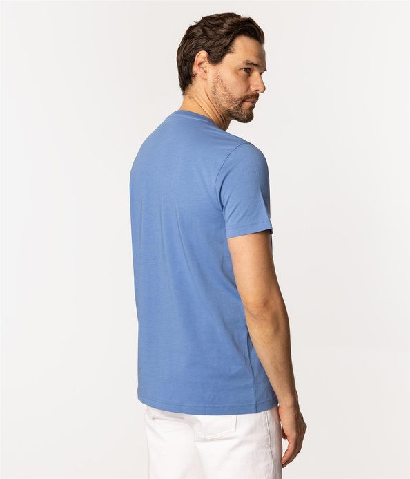 T-shirt męski z nadrukiem SUMMER 1145 PLACID BLUE