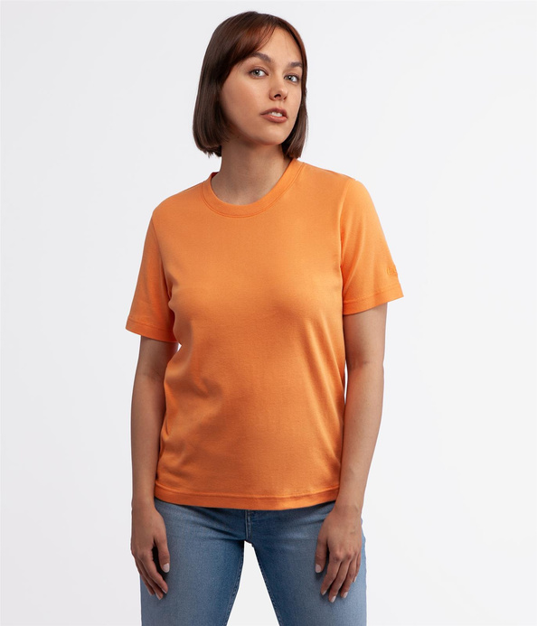 T-shirt z bawełną organiczną OLENA 4048 MUSKMELON