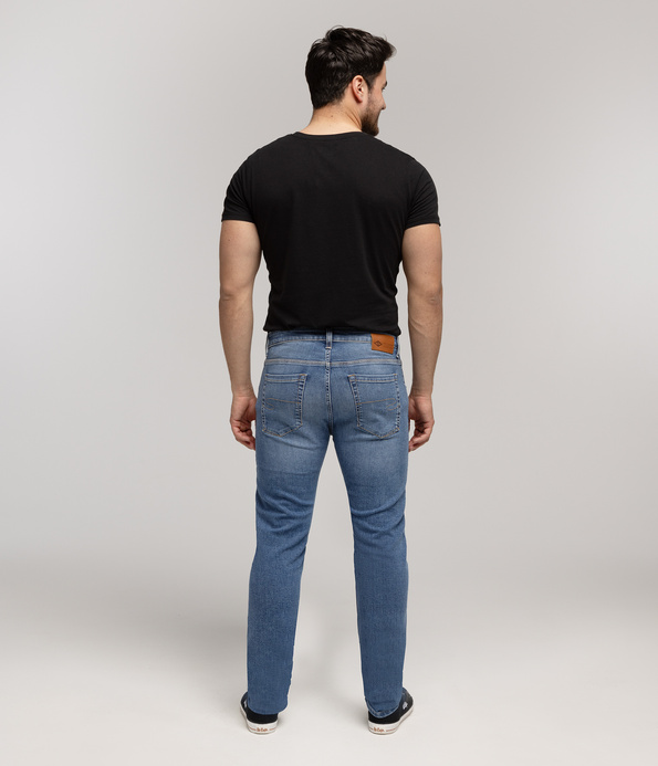 Jeansy męskie slim NORRIS 7270 LIGHT BRUSHED