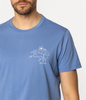 T-shirt męski z nadrukiem SUMMER 1145 PLACID BLUE