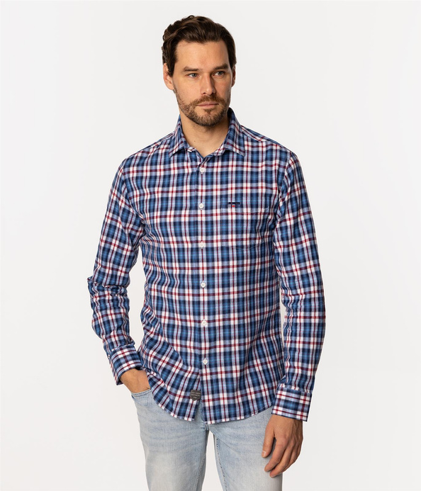 Koszula męska slim z długim rękawem WINDSOR KL03 BLUE