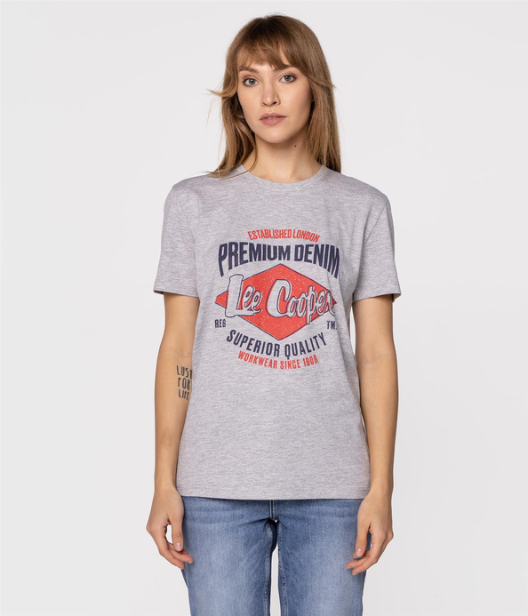 T-shirt unisex BRAND10 1020 GREY MELANGE