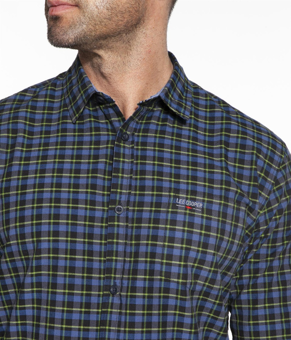 Koszula regular z długim rękawem w kratkę ROMAN 5547 UNION JACK