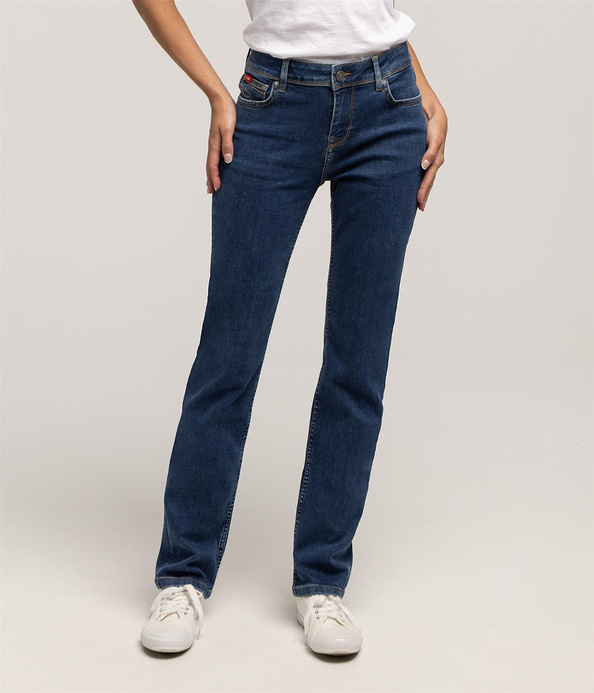 Jeansy damskie regular KIM 2519 STONE