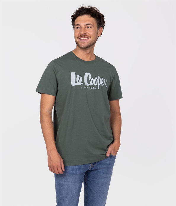 T-shirt z logo HERO7 FADE 6005 DARK FOREST