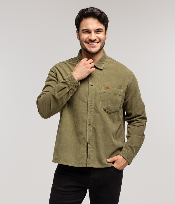 Koszula sztruksowa SAMUEL 3218 KHAKI