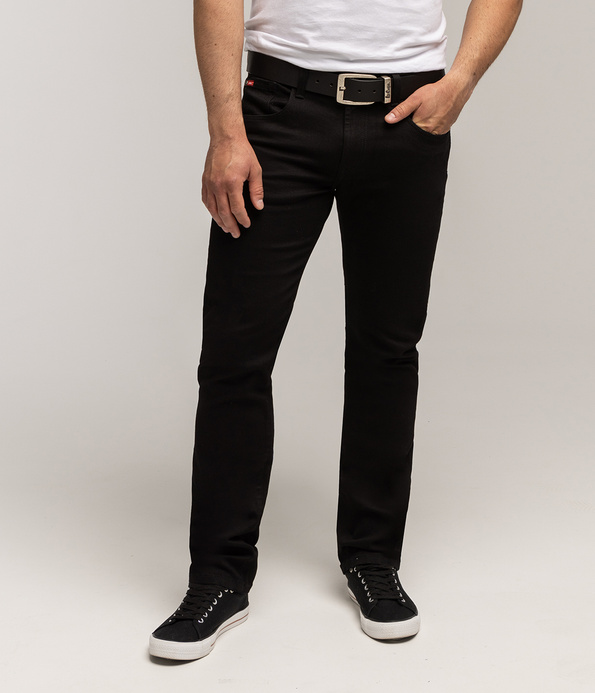 Jeansy męskie tapered LC7504 1900 BLACK