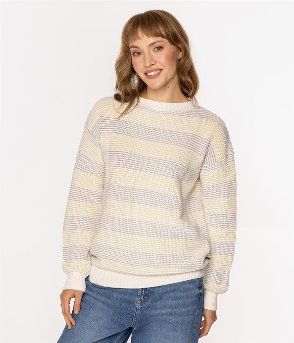 Sweter damski oversize DELA 5919 HAY