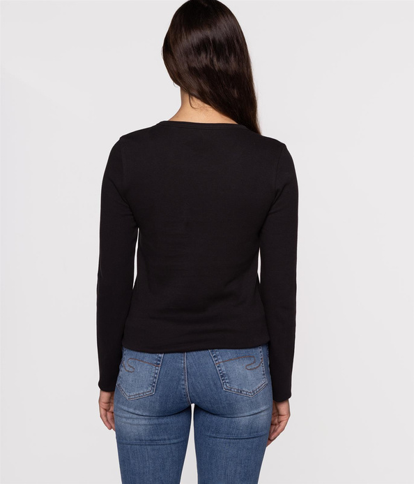 T-shirt z długim rękawem DALIA 6197 BLACK