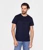 T-shirt z rozpinanym dekoltem HENLEY 4587 NAVY BLAZER