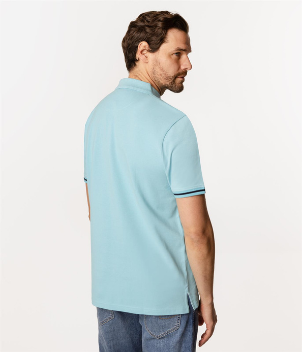 Koszula polo męska regular TOMM 5026 CABANA BLUE