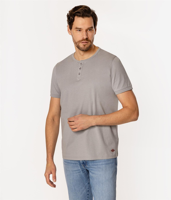 T-shirt męski HENLEY 1160 ALLOY