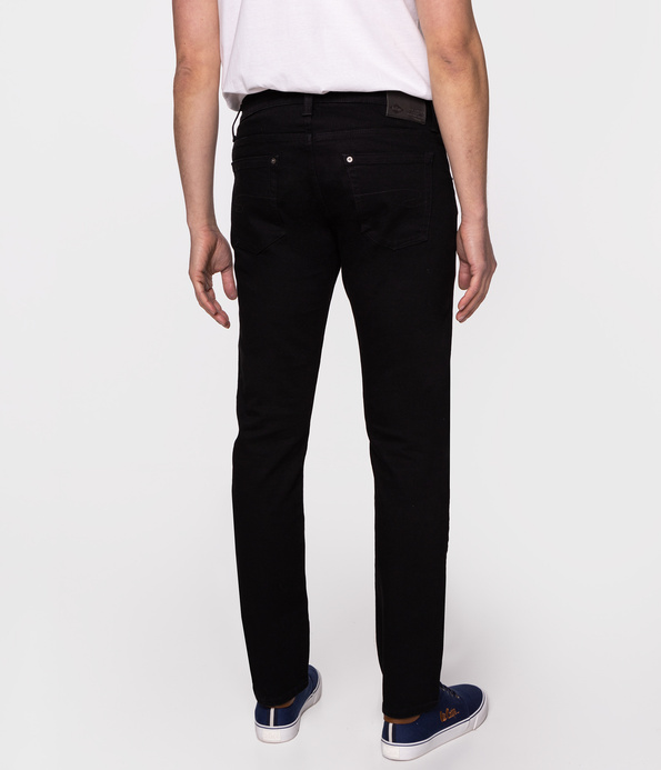 Jeansy męskie slim NORRIS 1900 BLACK