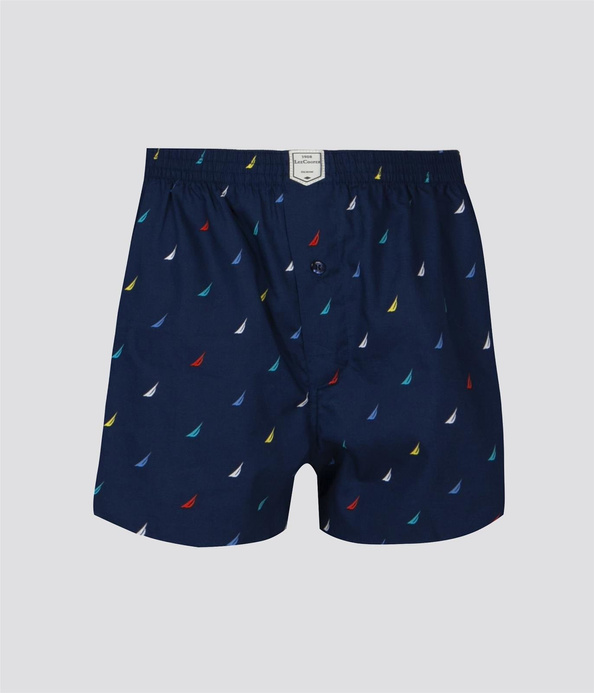 Luźne bokserki 2-pak BOX24 0004 YELLOW NAVY