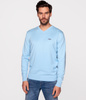 Sweter męski z bawełny organicznej ADAM ORGANIC SKY BLUE