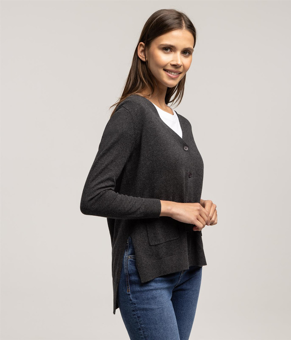 Kardigan damski COEMI 8145 GREY