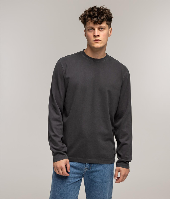 T-shirt z długim rękawem MARIUS 2400 BLACK