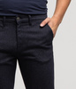 Spodnie męskie chino straight LUKAS 8013 NAVY