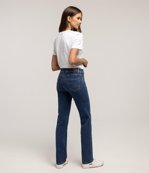 Jeansy damskie regular KIM 2519 STONE