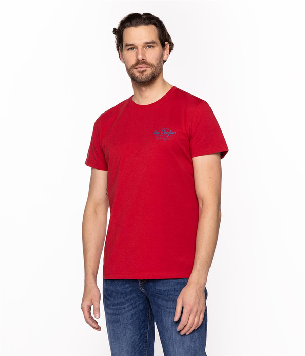 T-shirt z nadrukiem BRAND10 2410 RED