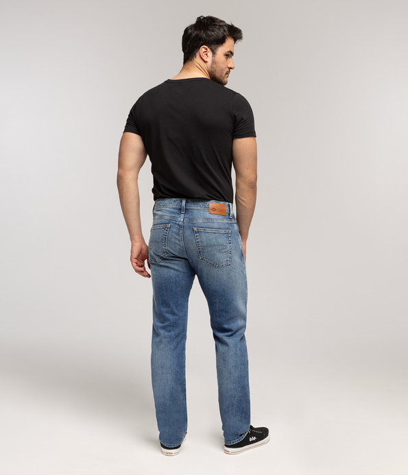 Jeansy męskie tapered LC7504 1558 BRUSHED USED