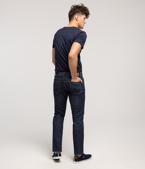 Jeansy męskie tapered LC7504 3215 RINSED
