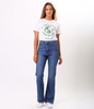 Jeansy damskie bootcut MERY 0664 STONE USED