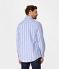 Koszula regular w pionowe paski WAYNE 9338 BLUE