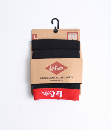Bokserki 2-pak DUOBOX 9543 BLACK BLACK