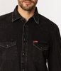 Denimowa koszula męska IRUN 5025 BLACK