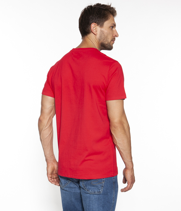 T-shirt z logo LOGO DIAMOND 1840 RED