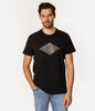 T-shirt męski z nadrukiem DIAMOND5 1160 BLACK