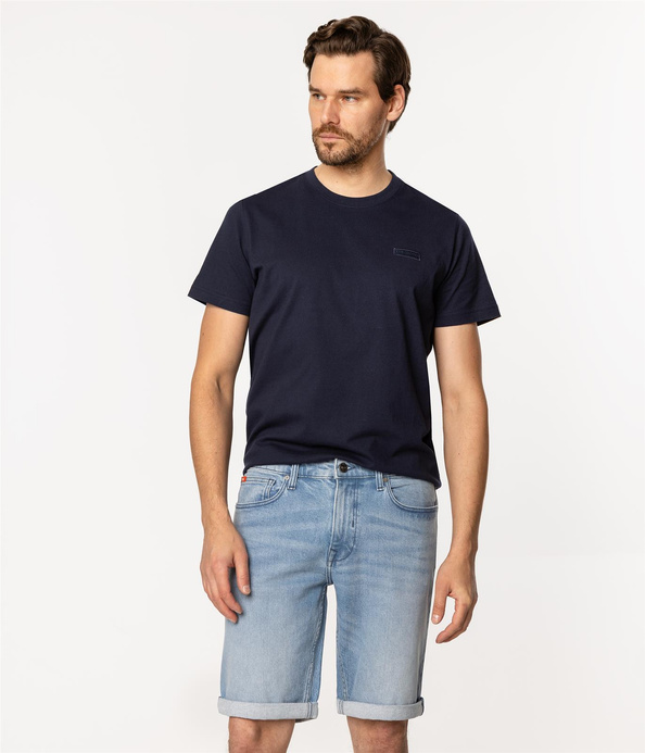 Bermudy męskie regular DUST 6590 BLUE