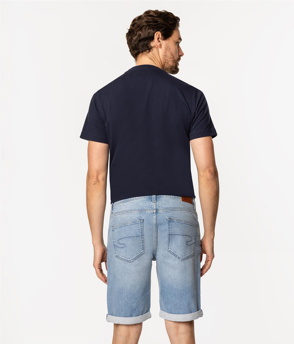 Bermudy męskie regular DUST 6590 BLUE