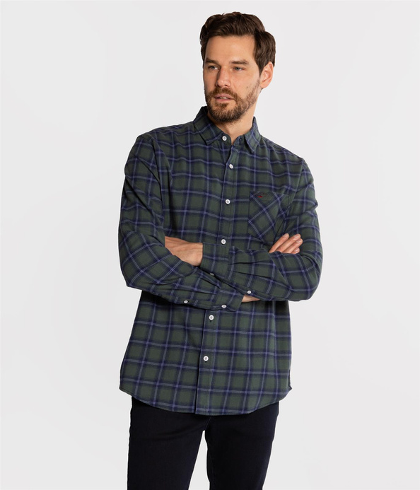 Koszula męska regular JAYDEN 8349 DARK FOREST