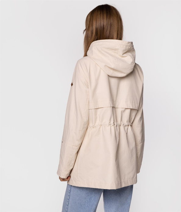 Przejściowa parka z kapturem VIOLA 6700 BEIGE