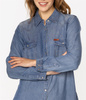 Denimowa koszula damska CENTA 5018 BRUSHED USED