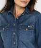Jeansowa koszula damska JANET 2499 DARK USED