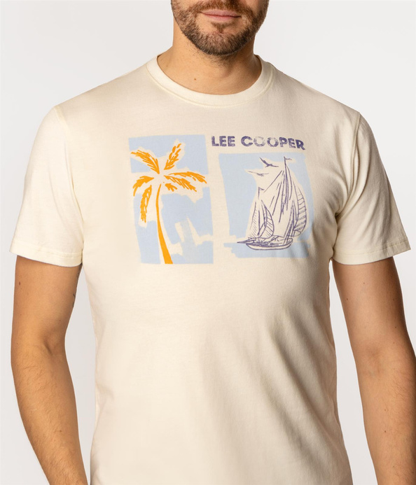 T-shirt męski z nadrukiem SEA 1160 SOLITARY STAR