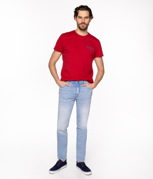 Jeansy męskie slim HUNTER 3004 LIGHT USED