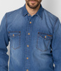 Jeansowa koszula męska JAY 2479 BRUSHED USED